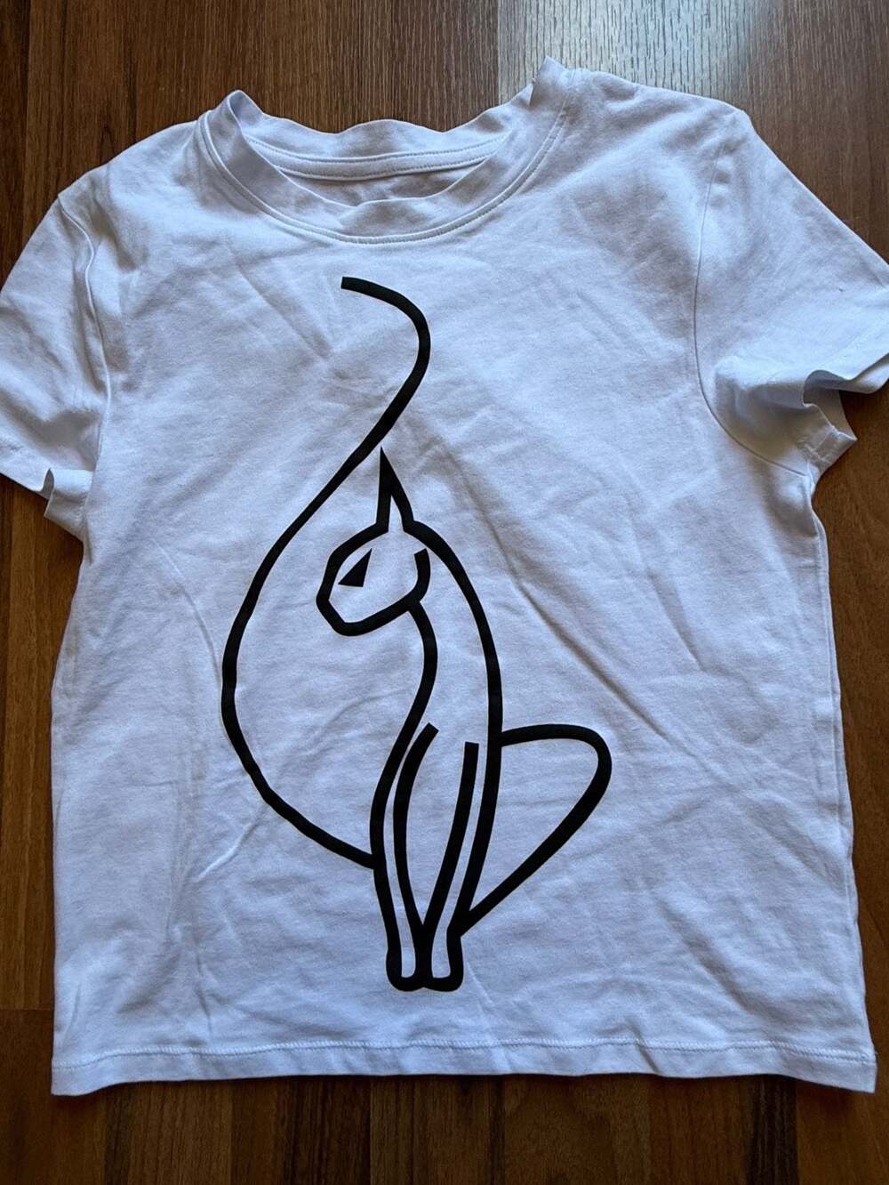 Baby Phat White Short Sleeve T-Shirt with Logo Graphic